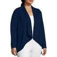 thumbnail image 2 of Just My Size Women's Plus Size French Terry Flyaway Cardigan, 2 of 3