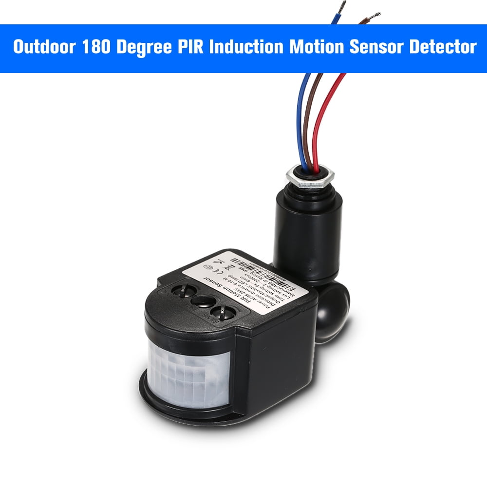 Mixfeer Outdoor PIR Induction Motion Sensor Detector Auto Switch Waterproof
