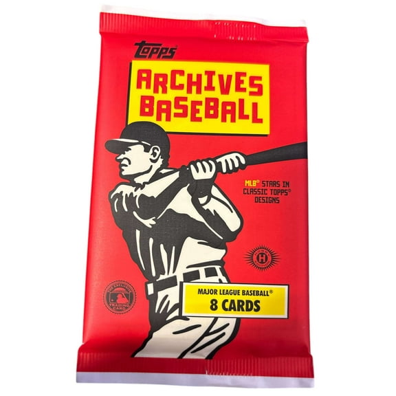 MLB Topps 2024 Archives Baseball Trading Card COLLECTOR Pack (8 Cards)