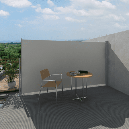 Screen Room Awning Pole - Outdoor Patio 6' x 10' Screen Terrace Side Awning - Cream Color