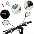 thumbnail image 3 of 1 Pair Bicycle Mobility Scooter Mountain Bike Handlebar Rear View Mirror Black, 3 of 8