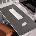 thumbnail image 5 of Aihimol Large Faux Leather Mouse Pad 31.5"x15.7" - Non-Slip Waterproof Desk Mat with Heat-Resistant Surface for Office, Gaming & Home Use (Dark Gray), 5 of 6
