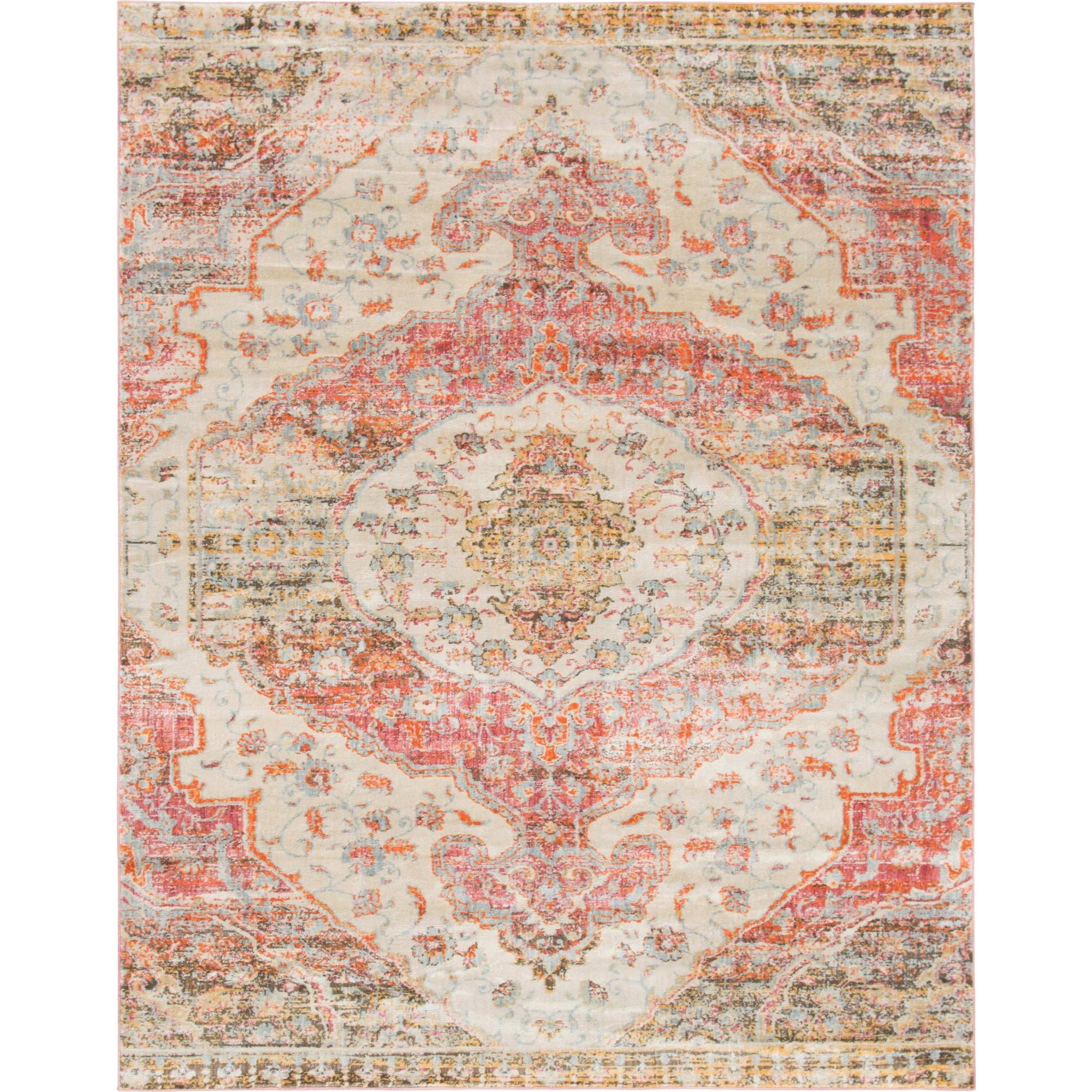 Barrington Gray Updated Traditional Area Rug 6'7 x 9'6