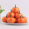 thumbnail image 1 of Fiudx 10 Calabazas Artificiales de Espuma, Decoración Realista para La Cosecha, Perfectas para Halloween, Acción de Gracias, Fiestas, Uso Versátil, Tamaño 8,5 X 5 Cm, Diseño Resistente a La Putrefacc, 1 of 6