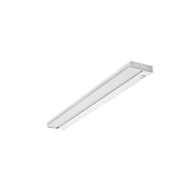 NICOR Lighting NUC-4-30-DM-W-WH 30 in. Slim Dimmable Blanc LED sous Luminaire Armoire