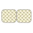 thumbnail image 5 of Lsque Green Snake 2 PCS Windshield Sun Shade | CarFoldable Window Covers | Car Accessories Reflect UV for Universal Cars SUV Truck | Small, 5 of 7