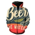 thumbnail image 1 of Sudadera con capucha y cremallera para hombre, divertida, gran oferta 2024, estilo Harajuku de gran tamaño, con estampado 3D, informal, de manga larga, para adolescentes, 1 of 6