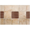 thumbnail image 3 of Premier Copper Products T4DBL-PKG4 4 x 4 in. Hammered Copper Linear Tile, 3 of 6