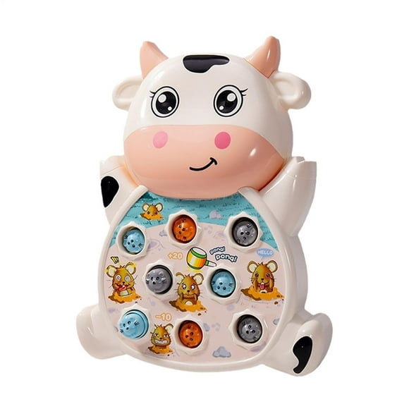 Push Game Electronic Game Electronic Educational Game | Portable Toy Cute Fast Push Toy With Sound For Enhancement Kid Animals Children Board Games And Puzzles Kids Climbing Cat Piano for Toddlers