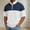 Navy, variant on Abomasnow Quarter Zipper Shirts for Men Summer Short Sleeve Mock Neck Golf Shirts Lightweight Color Blocking Moisture Wicking Workout Shirts