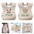 thumbnail image 2 of Pack Of 50 Baby Bib Disposable Toddler Bib Bear Pattern Newborns Bib Designed for Comfort & Protection Against Stains, 2 of 4