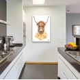 thumbnail image 3 of Epic Art 'Yak in Yellow' by Rachel Nieman, Acrylic Glass Wall Art, 24"x36", 3 of 3