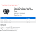 thumbnail image 2 of Mass Air Flow Sensor Assembly - Compatible with 2005 - 2007 Saturn Relay 2006, 2 of 2