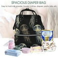 thumbnail image 5 of Daiia Jellyfish Large Capacity Baby Bag Waterproof Stylish Diaper Bag Mummy Backpack Adjustable Straps Diaper BagBaby Essentials Bag, 5 of 6