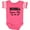 Football Pink and White, variant on Inktastic Nonna Baby Clothes Grandchild Girls Baby Bodysuit