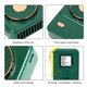 thumbnail image 4 of Ventilador portátil para colgar en el cuello, USB, recargable, mini enfriador, deportes, viajes, suministros de refrigeración, verde sidaley HA004082-04B, 4 of 6