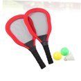 thumbnail image 2 of HONMEET 5pcs Tennis Rackets For Kids Red Outdoor Play Sports Toy For Boys Girls, 2 of 8