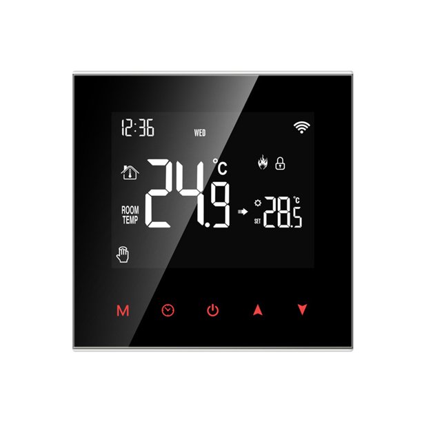 Controlador de temperatura WIFI Tuya Ajuste de sincronización de temperatura programable sema MABOTO Termostato