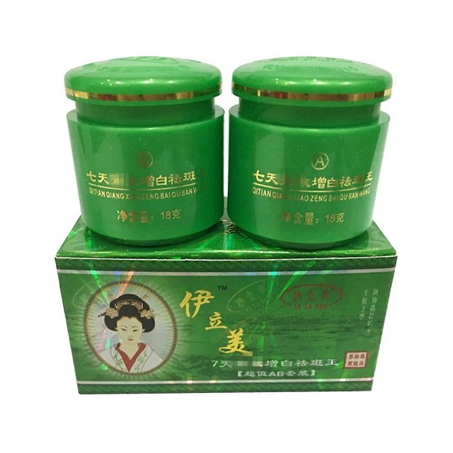 Crema para el cuidado de la piel con combinación de cremas blanqueadoras, antipigmentación, antipecas y antimelasma