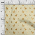 thumbnail image 2 of oneOone Polyester Spandex Light Yellow Fabric Animal Sewing Fabric By The Yard Printed Diy Clothing Sewing Supplies 56 Inch Wide, 2 of 5