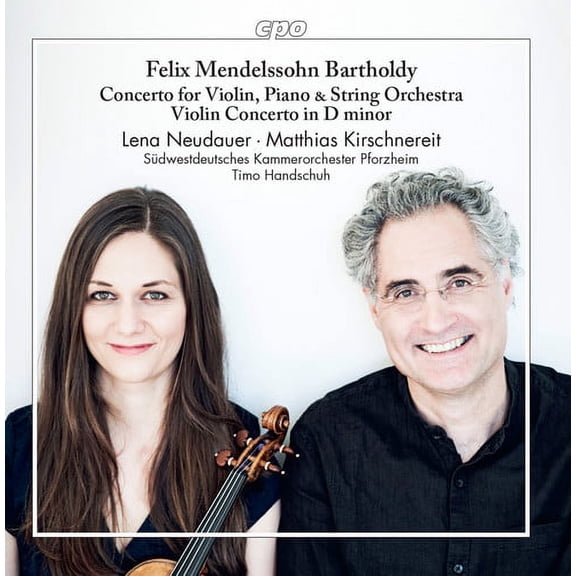 Bartholdy / Neudauer - Concerto for Violin Piano & String Orchestra - Music & Performance - CD