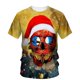 thumbnail image 1 of Camiseta de línea ancha para hombre, dos disfraces falsos de Hip-Hop para fiesta anual, Carnaval y Navidad, figura interesante e innovadora, Top con cuello redondo en 3d, 1 of 4
