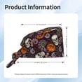 thumbnail image 5 of Gaeub Halloween With Skull Print Cleaning Working Cap,Unisex Scrub Cap Nurse Hat,No-Slip Scrub Cap for Men & Women, 5 of 7
