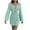 Mint Green, variant on Womens Cover Ups Bikinis Summer Beach Dress Solid Color Alluring Knit Hollow Out Beach Bikini Swimsuit Cover Ups Sunwear Mint Green M