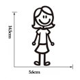 thumbnail image 3 of (set Of 10) Family Car Decals Stickers Bundleblack, 3 of 4