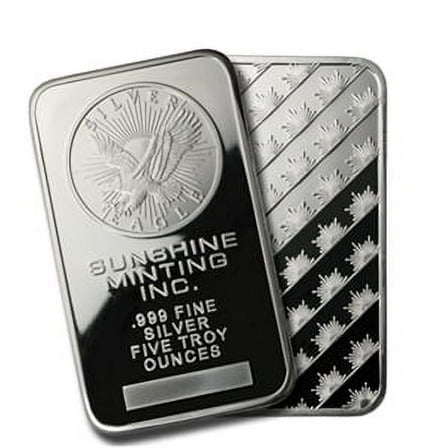 5 oz Silver Bar - Sunshine (Original)