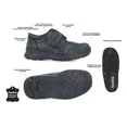 thumbnail image 4 of Zapatos Escolares Zapakids Niño Piel Mocasín Negro Casual, 4 of 5