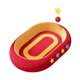 thumbnail image 3 of Rascador para Gatos Tablero Rascador Lounge Cama Ovalada con Cuerda de Papel Y Pelota Interactiva Adecuado para Gatos Traviesos Protección de Sofás Am, 3 of 8