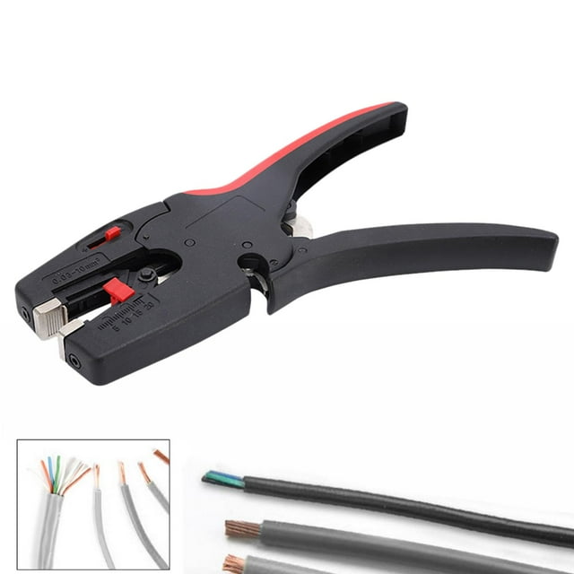 Pelacables automático, herramienta de corte de cables, resistente, portátil, fácil de usar, alicates pelacables de acero al carbono para automoción.