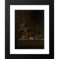 thumbnail image 2 of Adriaen Coorte 19x24 Black Modern Framed Museum Art Print Titled - A Sprig of Gooseberries on a Stone Plinth (1699), 2 of 5