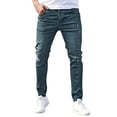 thumbnail image 6 of Zormilly Skinny Jeans Men Stretch Ripped Straight Leg Jeans with Pockets Fashion Casual Distressed Denim Pants, S-2XL, 6 of 6