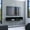 Black, variant on Melamine-Finished Particle Board | Organize Router, DVD in Entertainment Center | Stable Support for Up to 50 lbs