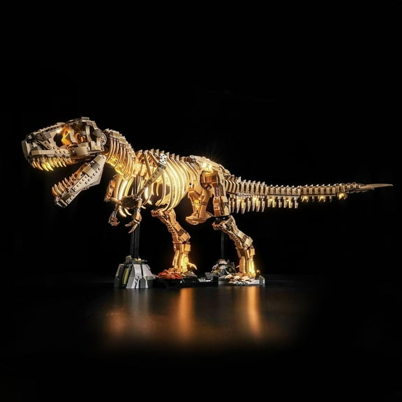 LED Light Only, Compatible with Lego Dinosaur Fossils: Tyrannosaurus rex, Creative  Kit Compatible with Lego 76968-Not Come with Model (Classic Version Light)