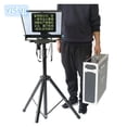 thumbnail image 1 of 15-inch Folding Portable Version Of The Teleprompter For Mobile Phone Tablet News Interview Live Speech Teleprompter ,Easy setup, Desktop controlled, 1 of 5