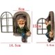 thumbnail image 3 of Elf Out The Door Tree Hugger,Mini árbol de jardín Gnomo Escultura de árbol caprichoso Jardín Mirilla Arte de patio Escultura de árbol caprichoso Decoración de jardín ER, 3 of 7