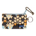 thumbnail image 1 of KAVU Stirling Double Sided Slim Cotton Canvas Zip Wallet - Tri Cascades, 1 of 5