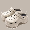 thumbnail image 2 of Yuanlong Women's Sandals Platform EVA Clogs Adjustable Back Strap Slip On Non Slip Beach Casual Walking Comfy Versatile Sandals, 2 of 9