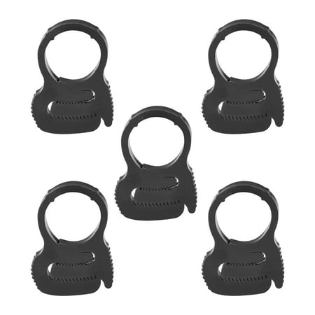 

Uxcell 0.77 -0.85 Adjustable Double Grip Ratcheting Hose Clamp Nylon Black 5 Pack