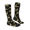 thumbnail image 3 of Balery Christmas Gold Deers Fun Novelty Socks Men'S Women'S Crew Socks Funny Crazy Novelty Socks Quirky And Cool Socks, 3 of 9