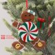thumbnail image 1 of Colgantes navideños de arcilla suave con forma de Papá Noel, muñeco de nieve y jengibre, adorno para árbol de Navidad, decoración navideña, feliz año nuevo 2025, 1 of 4