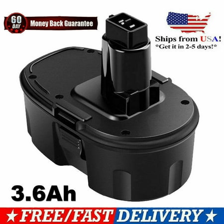 

18V 3600mAh Black For Dewalt XRP 4 Batteries DC9096-2 DC9098 DC9099 DW9096