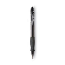 BIC BICVLGB11BK Velocity Atlantis Bold Retractable Ballpoint Pen, 1.6mm, Black Ink, Smoke Barrel, Dozen
