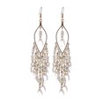 thumbnail image 1 of Sonducket Pendientes bohemios de moda para mujer, pendientes colgantes con cuentas coloridas y fáciles de usar Ropa, zapatos y accesorios Miscelánea blanco, 1 of 6