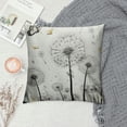 thumbnail image 2 of COMIO  Dandelion Butterflies Throw Pillow Cover  Decor for Bedroom Office, 2 of 5