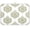 Delicate Floral, variant on Kitchen Drying Mat Super Absorbent Heat Resistant Reversible & Foldable With Hanging Loop White Dots on A Dark Red Background