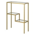 thumbnail image 6 of Evelyn&Zoe Lovett 22" Wide Rectangular Console Table, Brass, 6 of 8